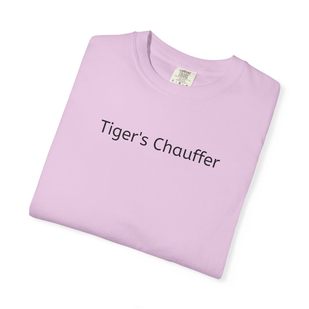 Tiger's Chauffer T-Shirt — Minimalist Text Tee