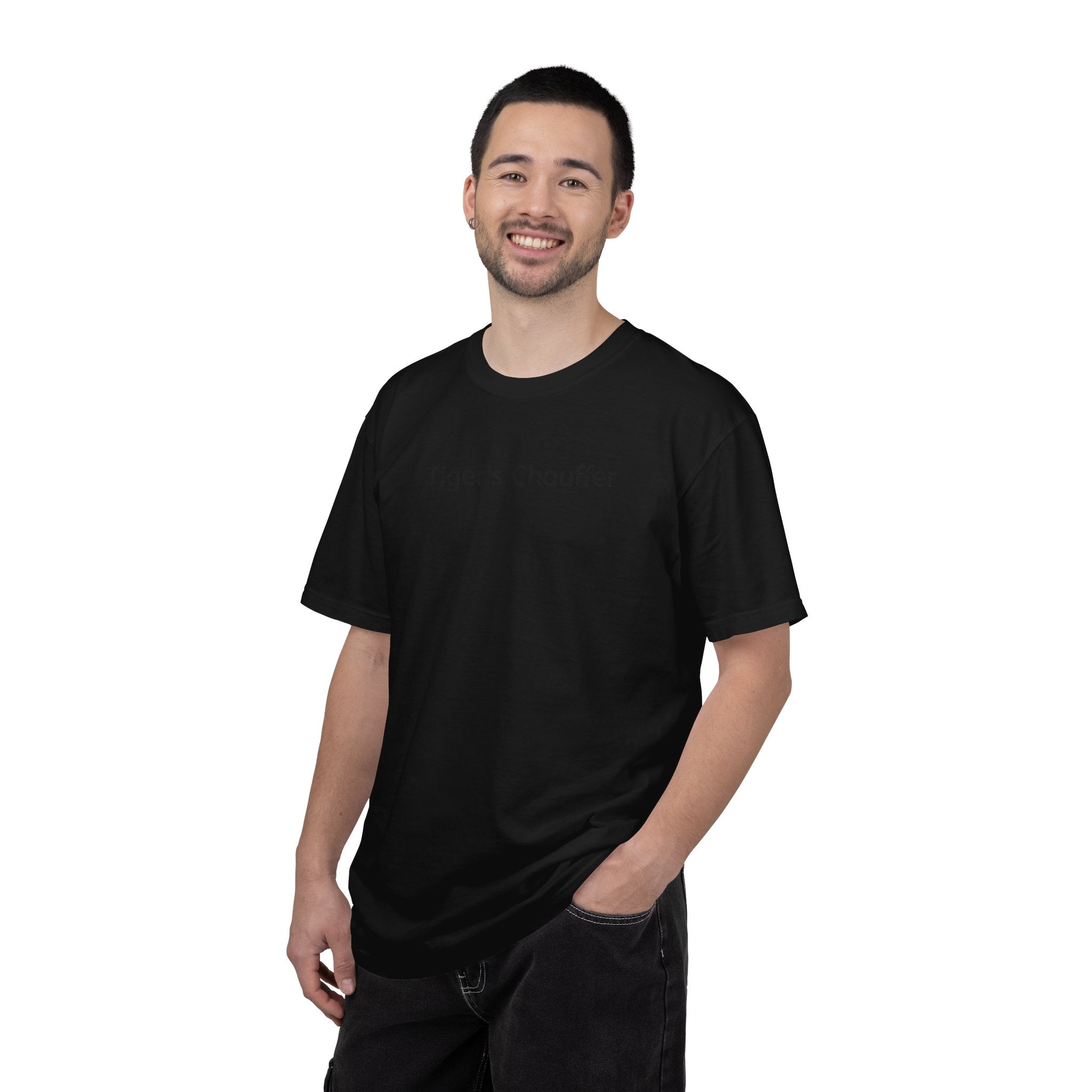 Tiger's Chauffer T-Shirt — Minimalist Text Tee