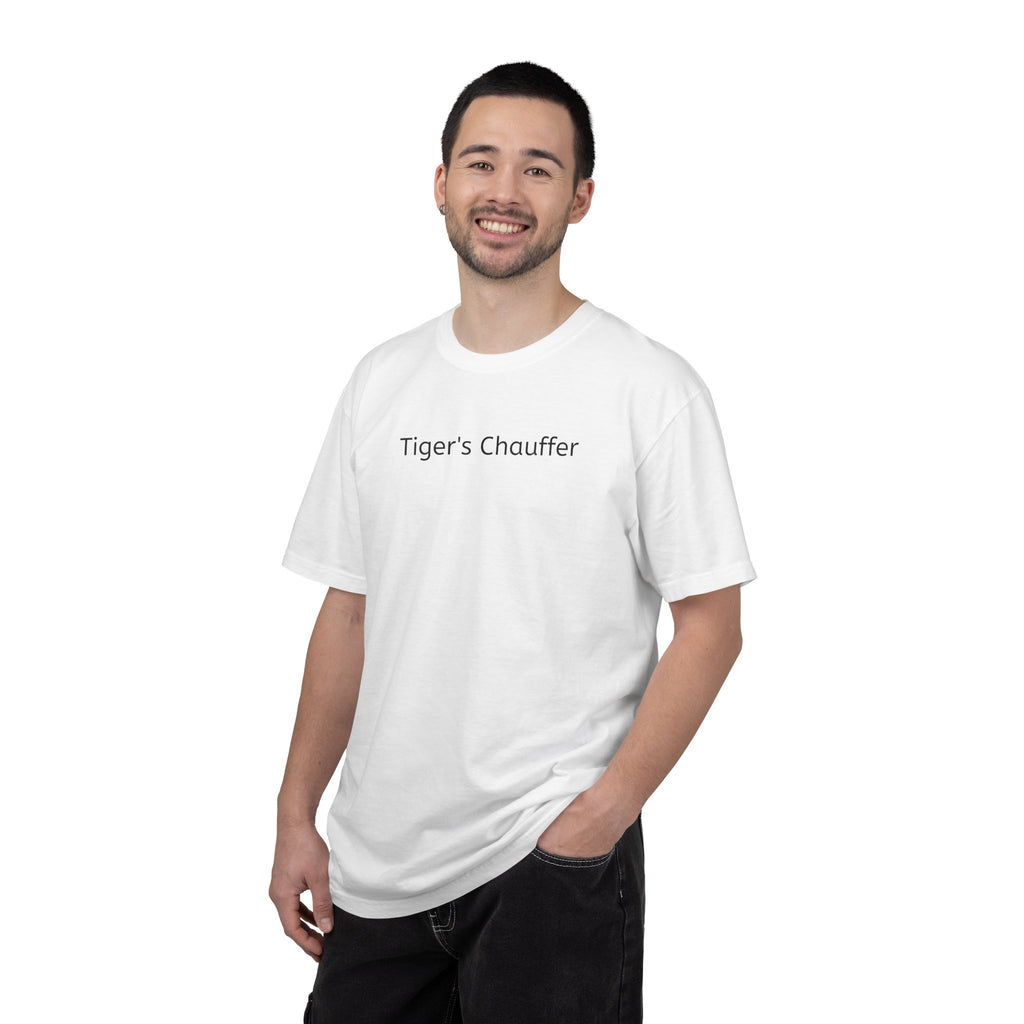 Tiger's Chauffer T-Shirt — Minimalist Text Tee