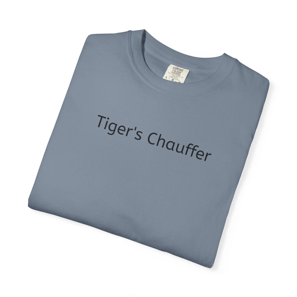 Tiger's Chauffer T-Shirt — Minimalist Text Tee