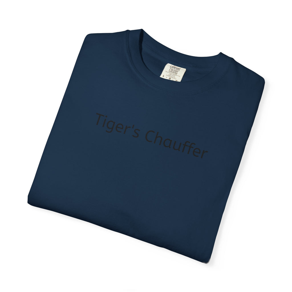 Tiger's Chauffer T-Shirt — Minimalist Text Tee