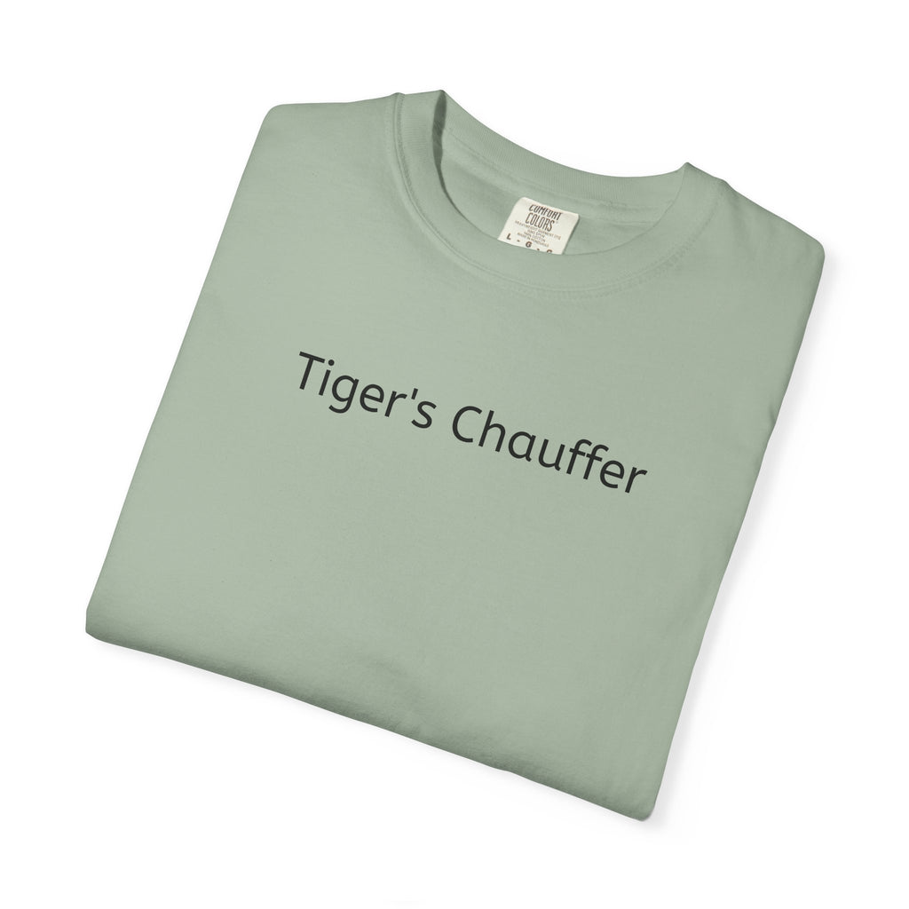 Tiger's Chauffer T-Shirt — Minimalist Text Tee