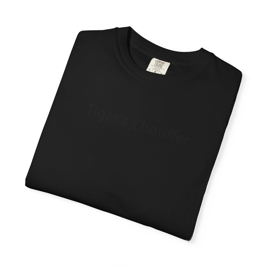 Tiger's Chauffer T-Shirt — Minimalist Text Tee