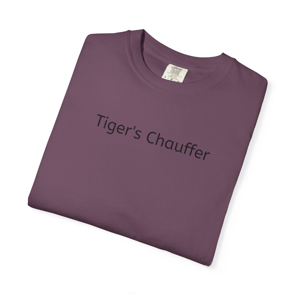 Tiger's Chauffer T-Shirt — Minimalist Text Tee